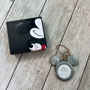 Pottery Barn Mickey Mouse Silver Frame Ornament